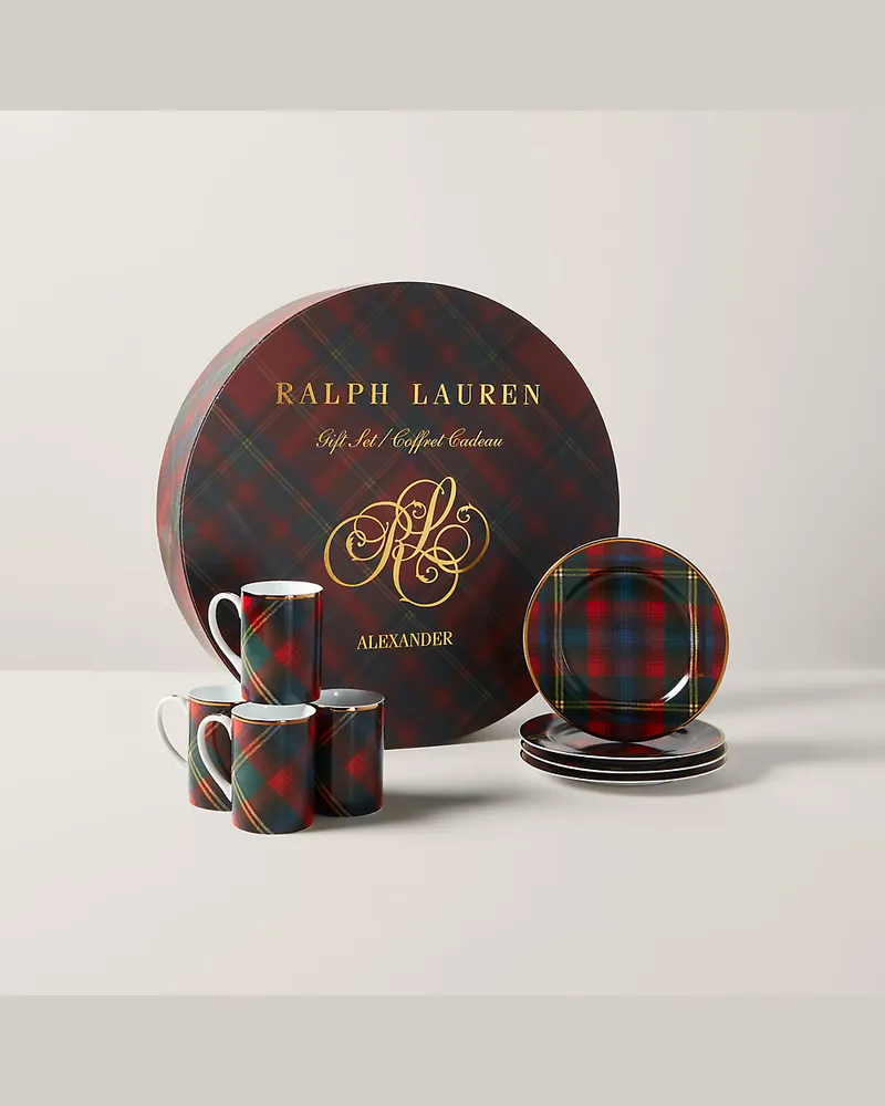 Ralph Lauren Home Set Alexander mit Teller und Tasse Multi