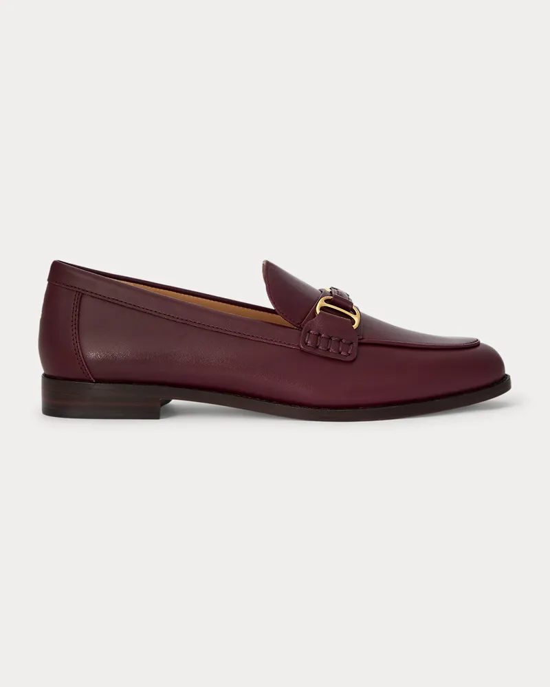 Ralph Lauren Loafer Tasha aus Leder Red