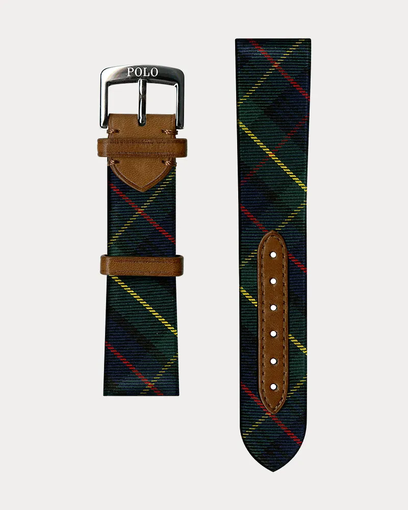 Ralph Lauren Uhrenarmband mit Tartanmuster Multi