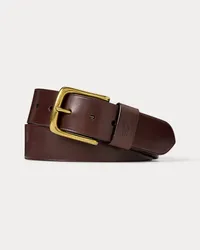 Ralph Lauren Gürtel aus Narbenleder Brown