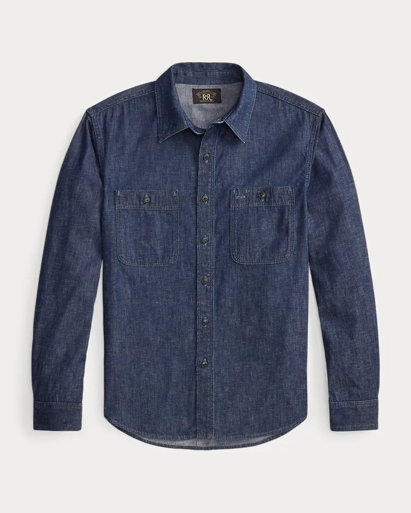 Ralph Lauren Denim-Arbeitshemd in Indigo Blue
