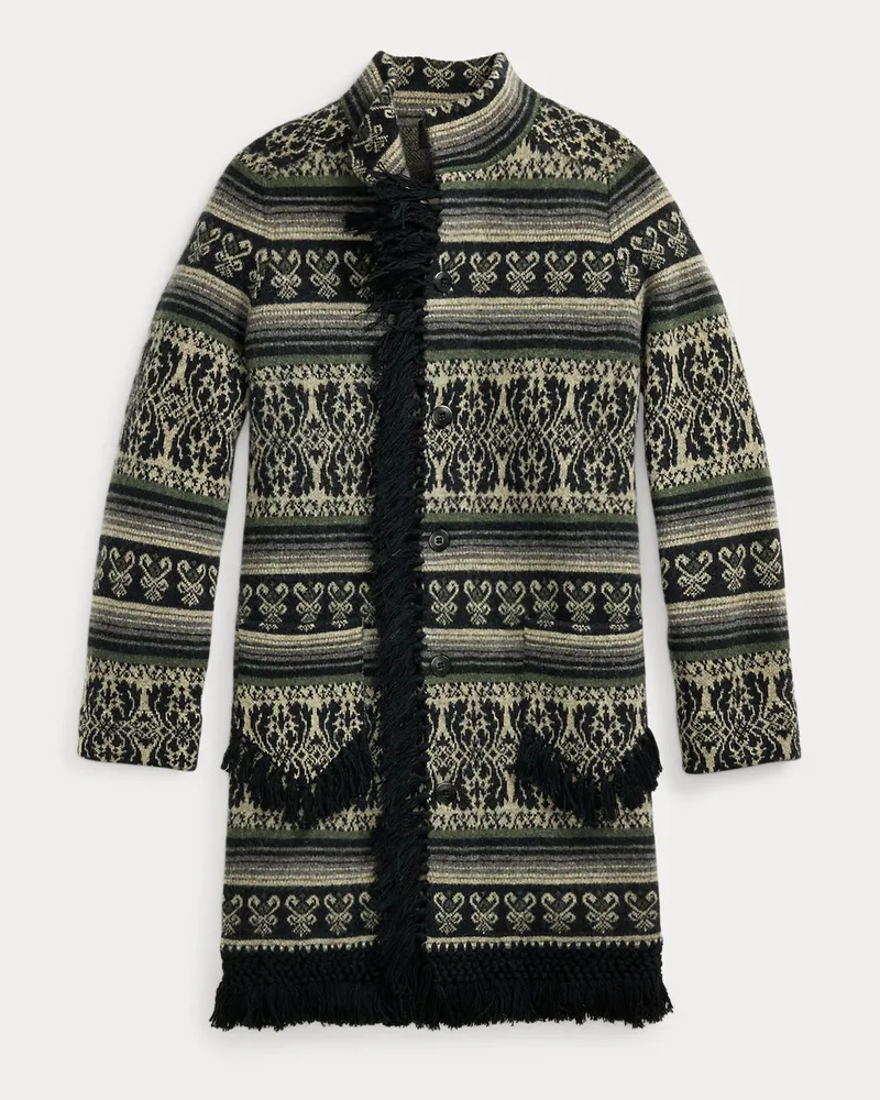 Ralph Lauren Duster-Strickjacke aus Jacquard Multi