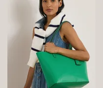 Große wendbare Kunstleder-Tragetasche