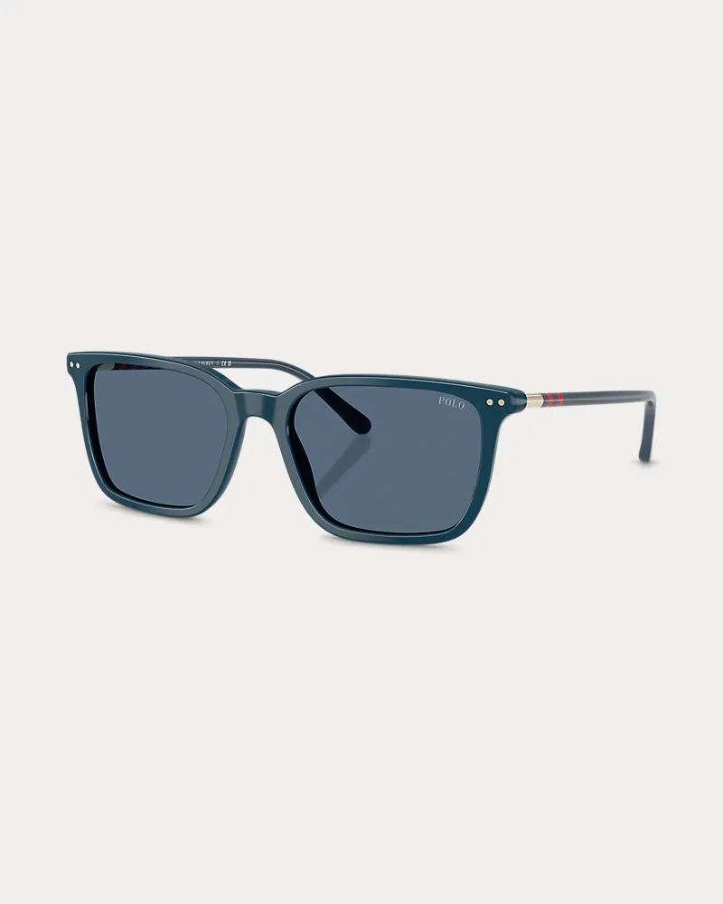 Ralph Lauren Sonnenbrille mit Rugby-Streifen Blue