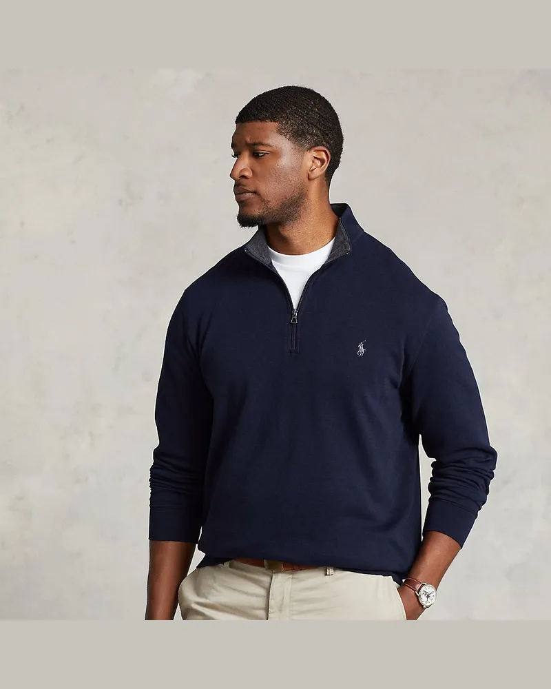 Ralph Lauren Große Größen - Luxuriöser Jerseypullover Blue