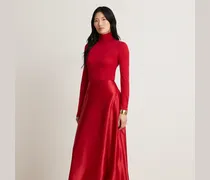 Maxirock aus Duchesse-Satin