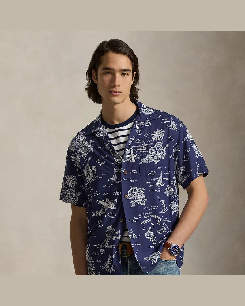 Ralph Lauren Classic-Fit Freizeithemd mit Polo Bear Blue
