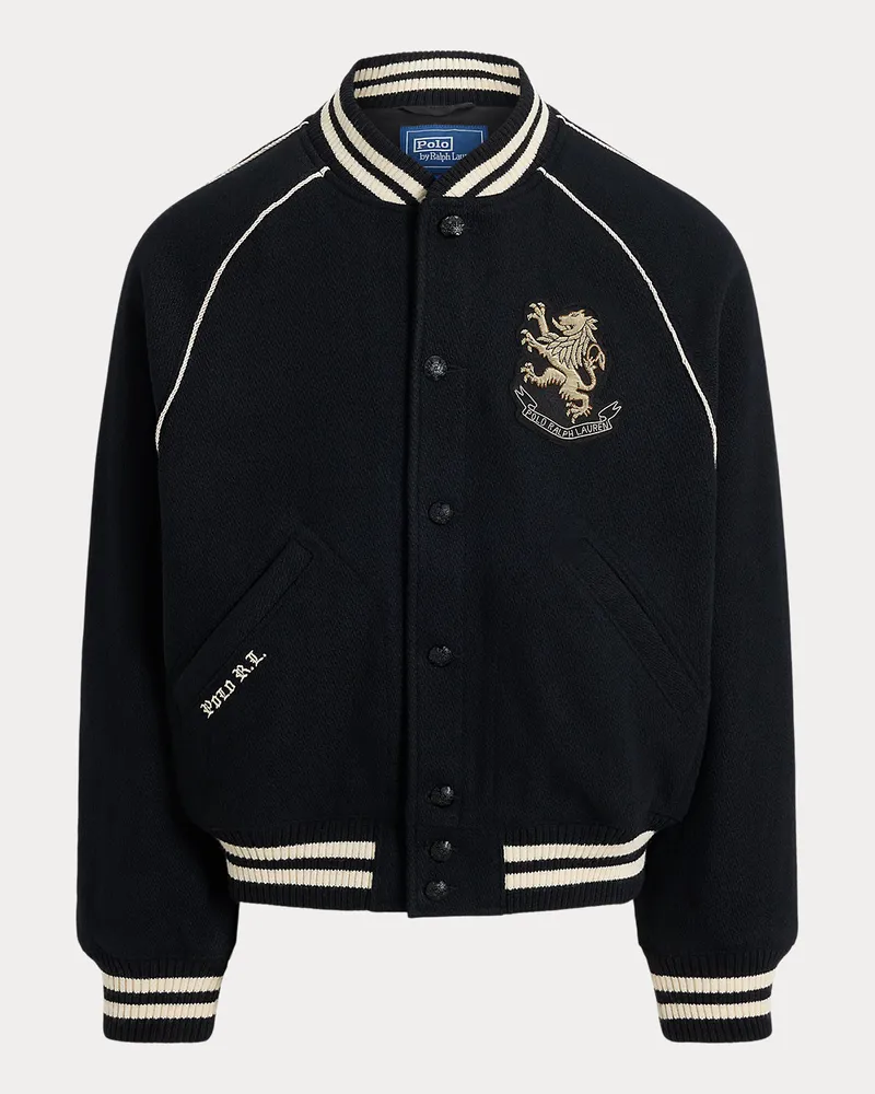 Ralph Lauren Jacke mit Kantillenaufnäher Black