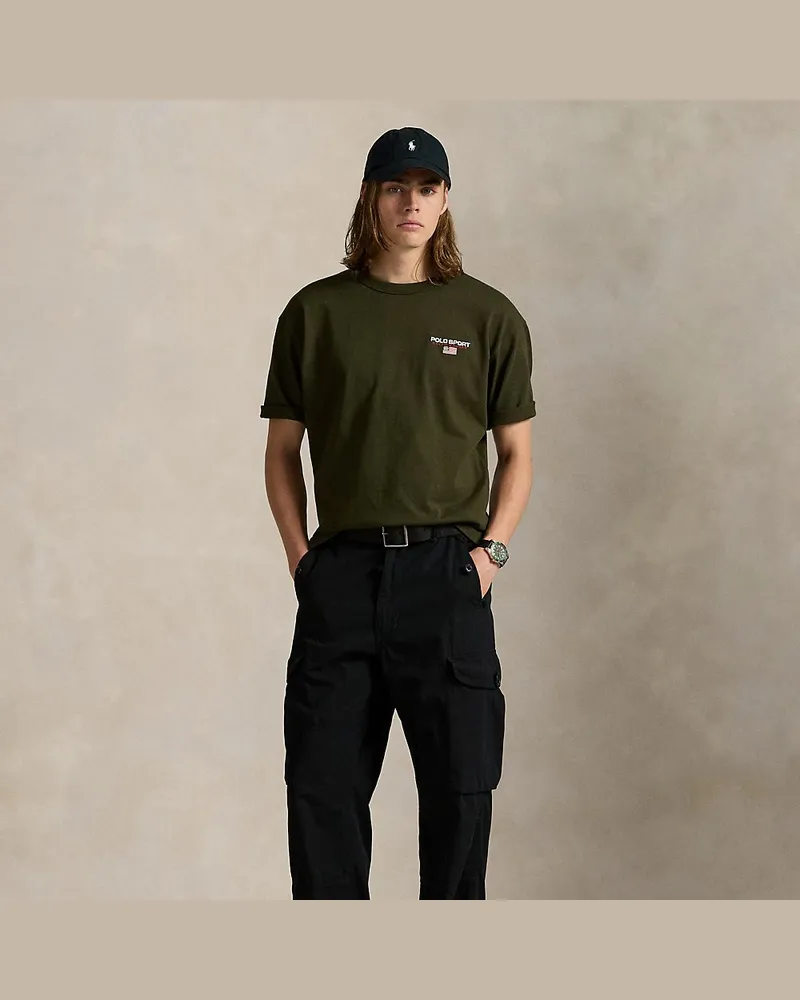 Ralph Lauren Relaxed-Fit Jersey-T-Shirt Polo Sport Green