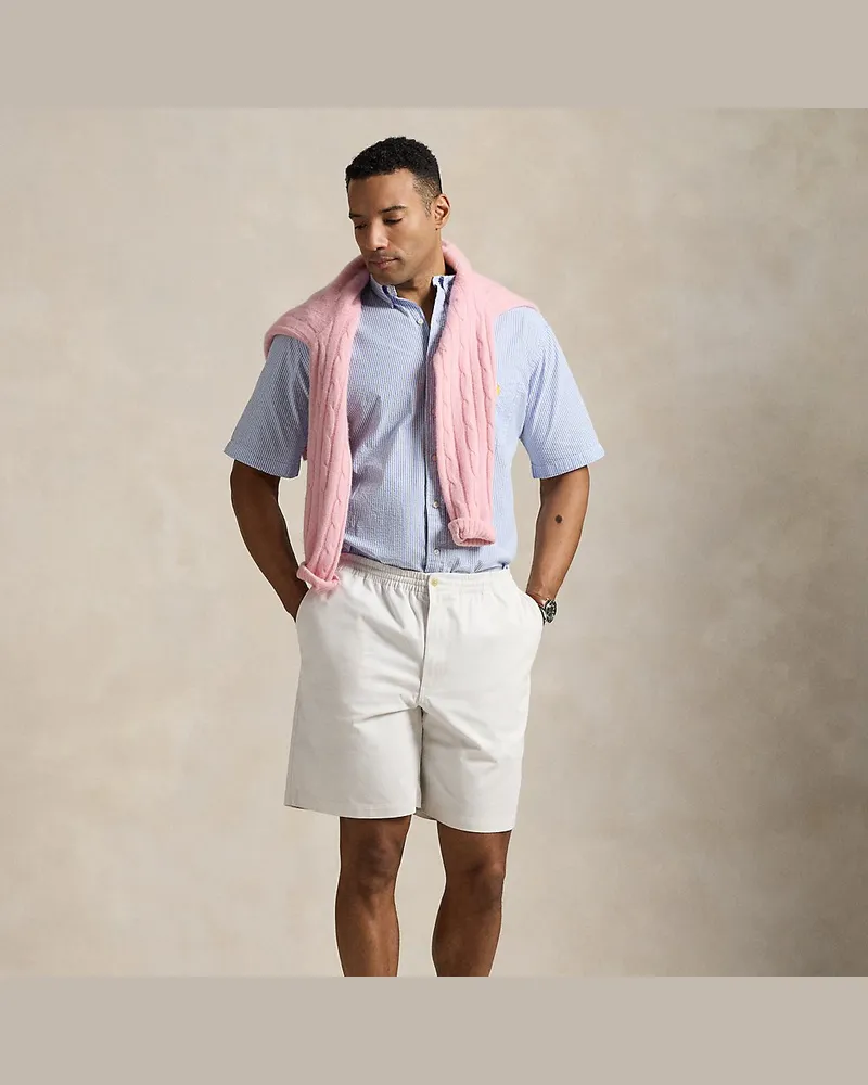 Ralph Lauren Große Größen - Stretch-Chinoshorts Polo Prepster White