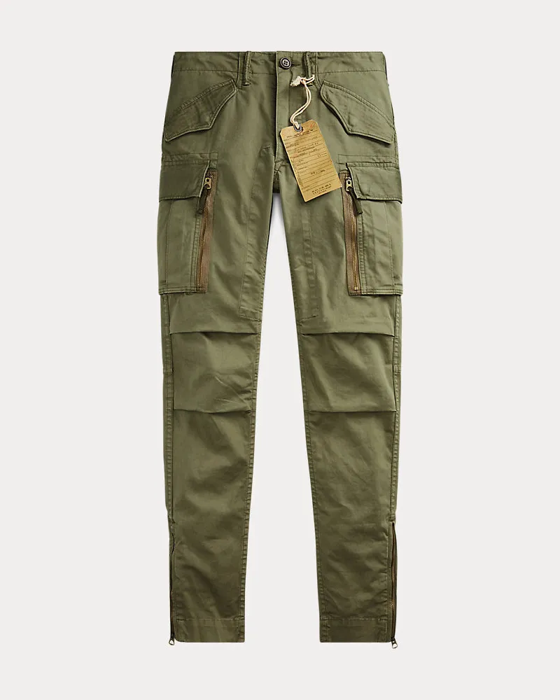 Ralph Lauren Skinny-Cargohose mit Stretch Green