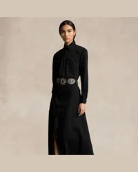 Ralph Lauren Hemdkleid aus Baumwolltwill Black