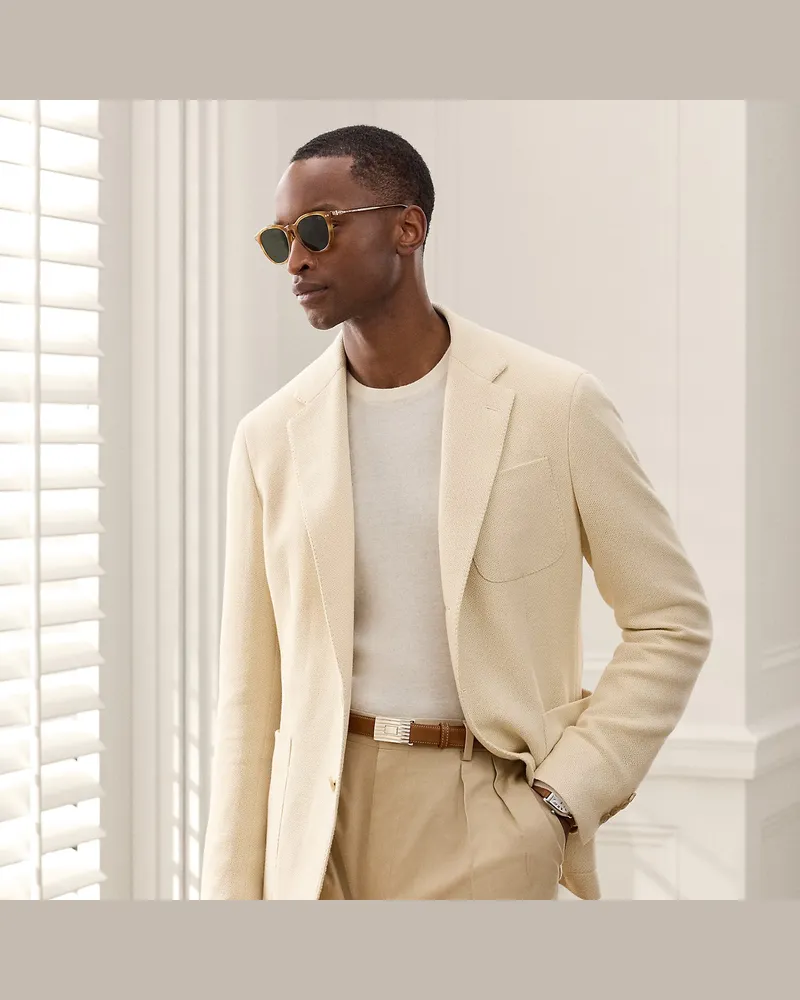 Ralph Lauren Handgeschneiderte Jacke Hadley Natural