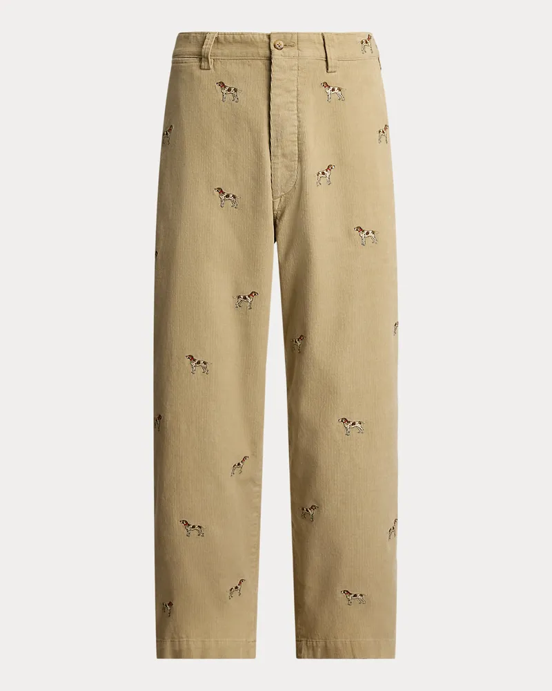 Ralph Lauren Die Big-Fit Kordsamt-Chinohose Tan
