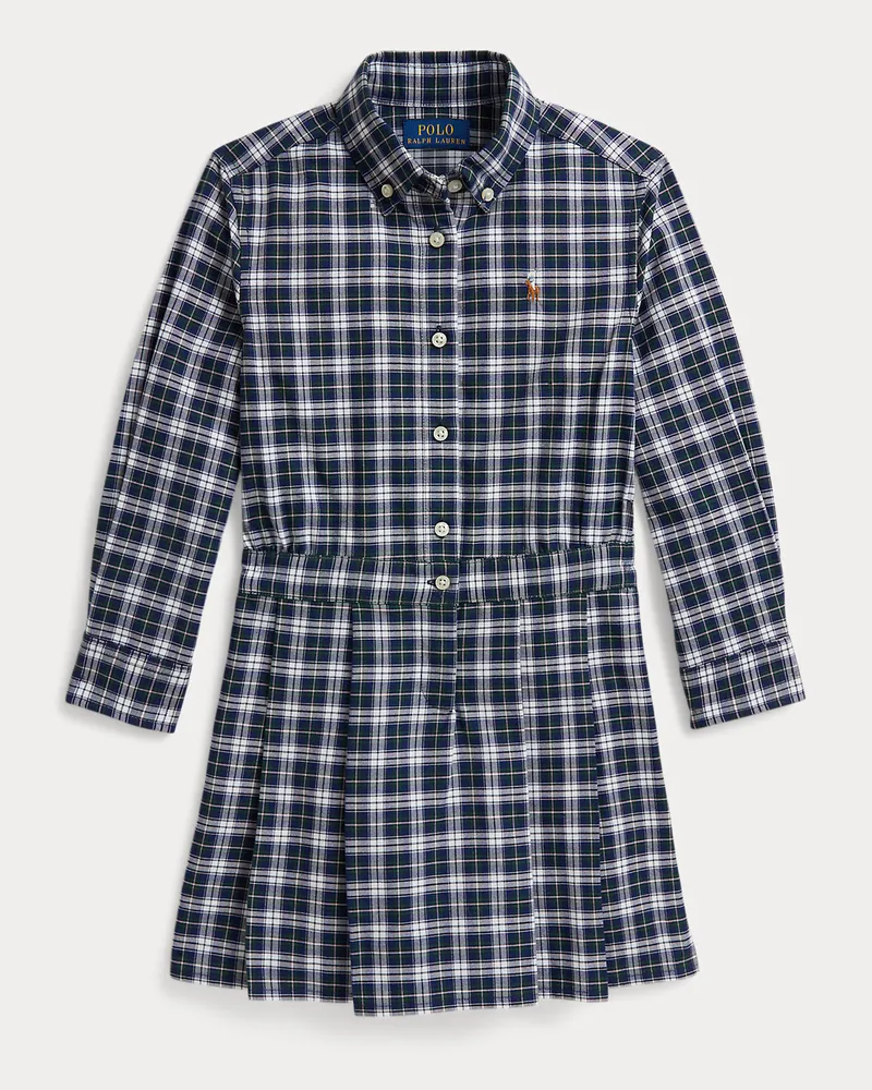Ralph Lauren Kariertes Oxford-Hemdkleid Multi