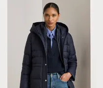 Hooded Quilted Vestee Down Coat