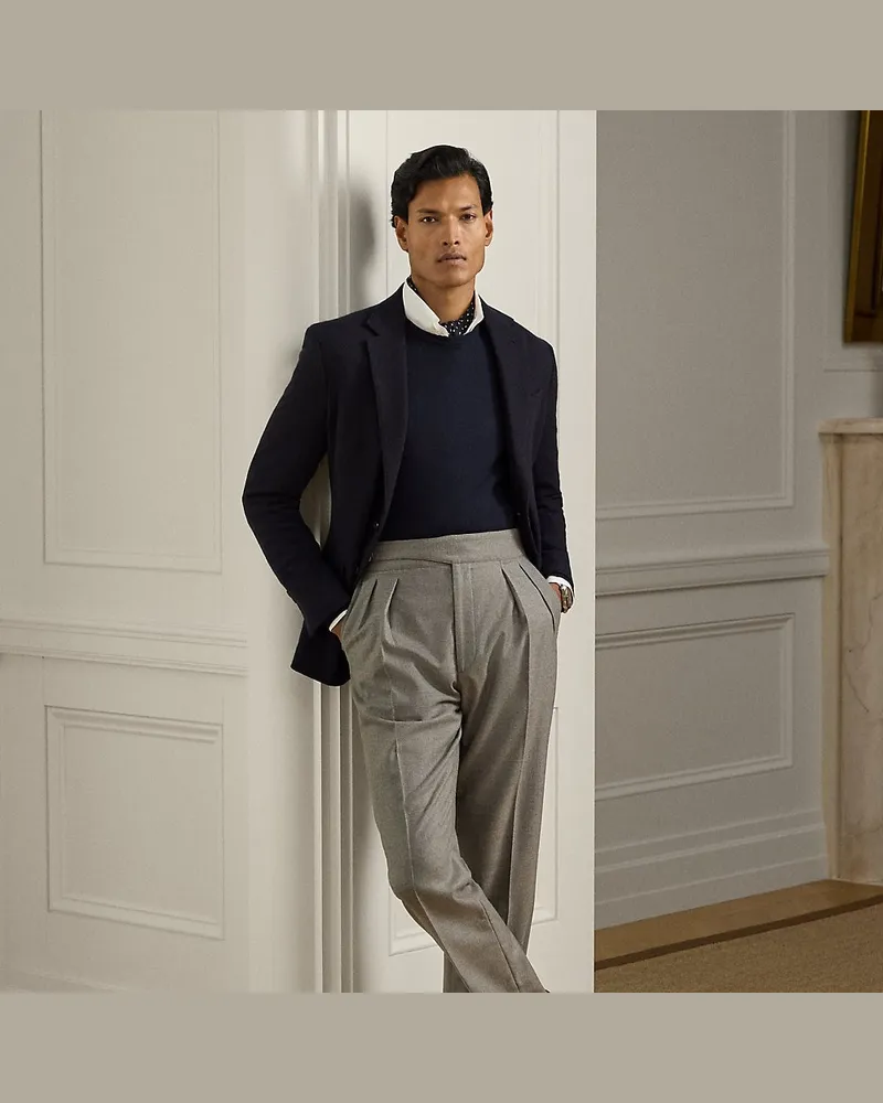 Ralph Lauren Handgeschneiderte Anzughose aus Flanell Grey