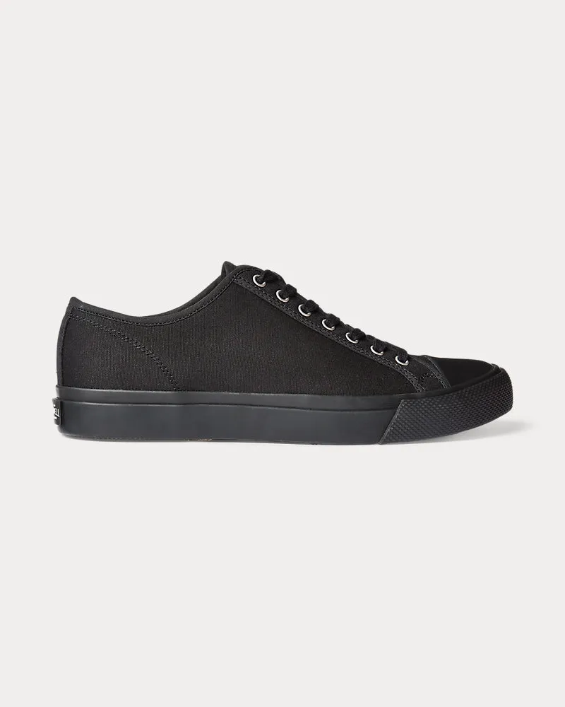 Ralph Lauren Sneaker aus Segeltuch Black