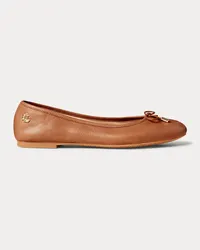 Ralph Lauren Lederballerina Jayna Tan