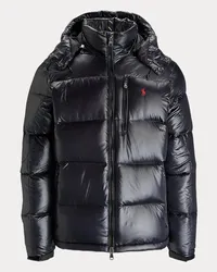 Ralph Lauren Die glänzende Daunenjacke Gorham Black