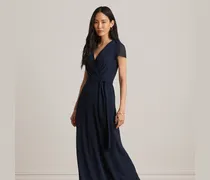 Knittergeorgette-Abendkleid mit Gürtel