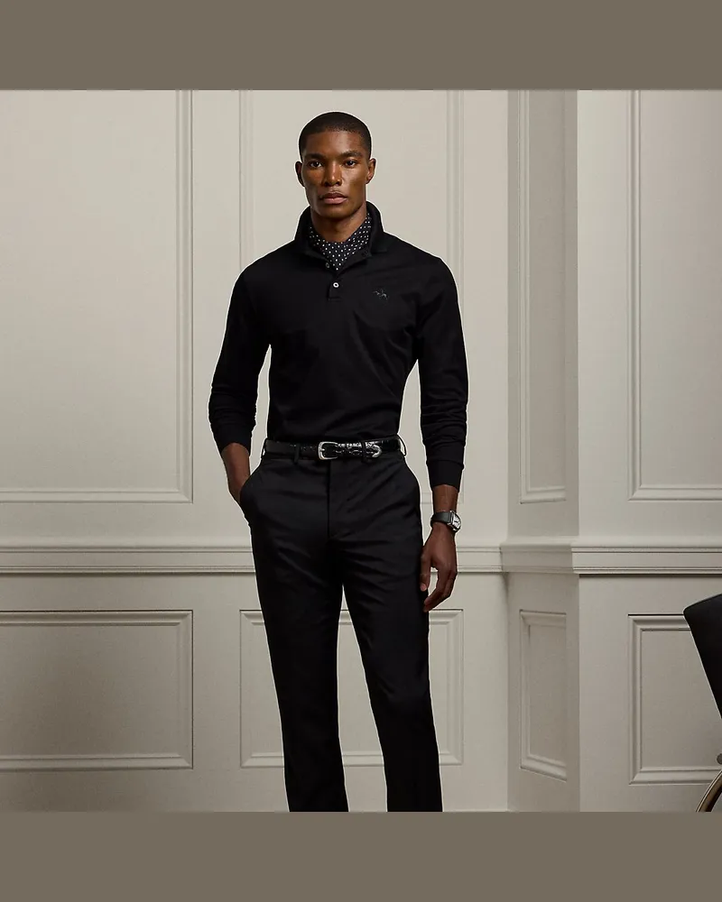 Ralph Lauren Handgeschneiderte Hose Gregory Black