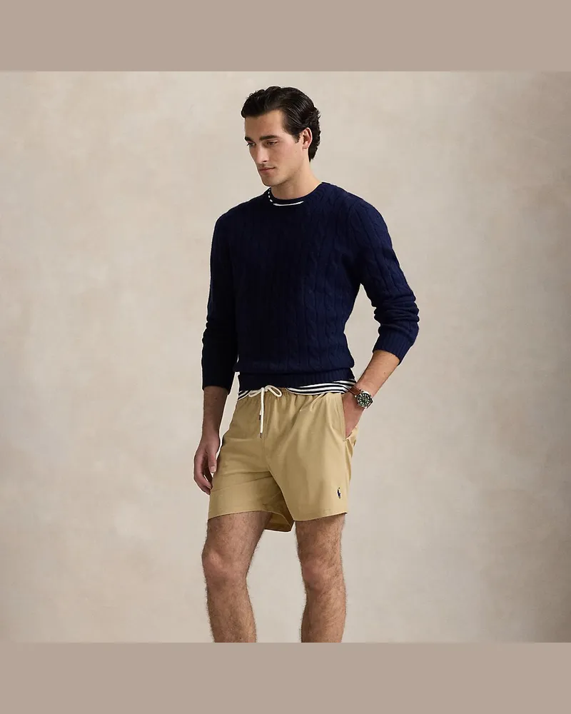 Ralph Lauren Klassische Badeshorts Traveler Tan