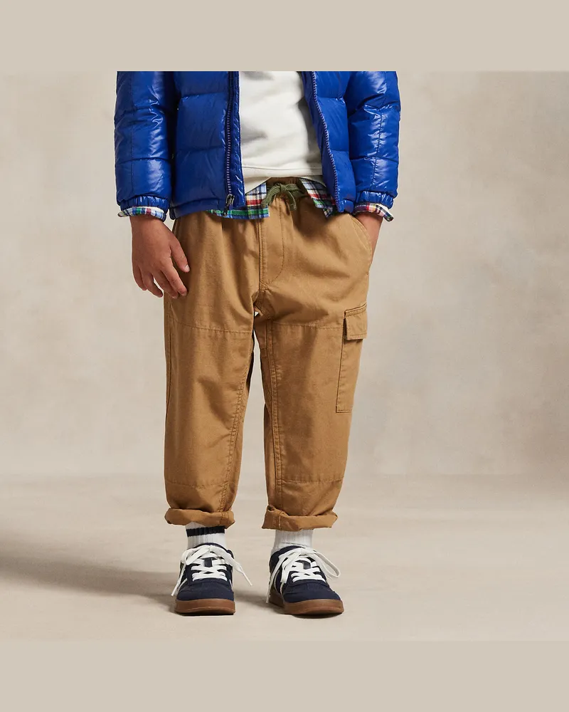 Ralph Lauren Cargohose aus Baumwollsegeltuch Tan