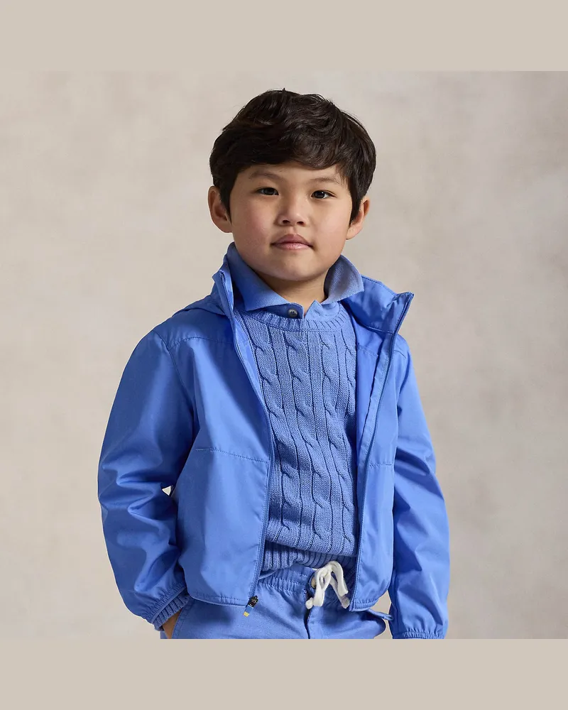 Ralph Lauren Verstaubare Kapuzenjacke Blue