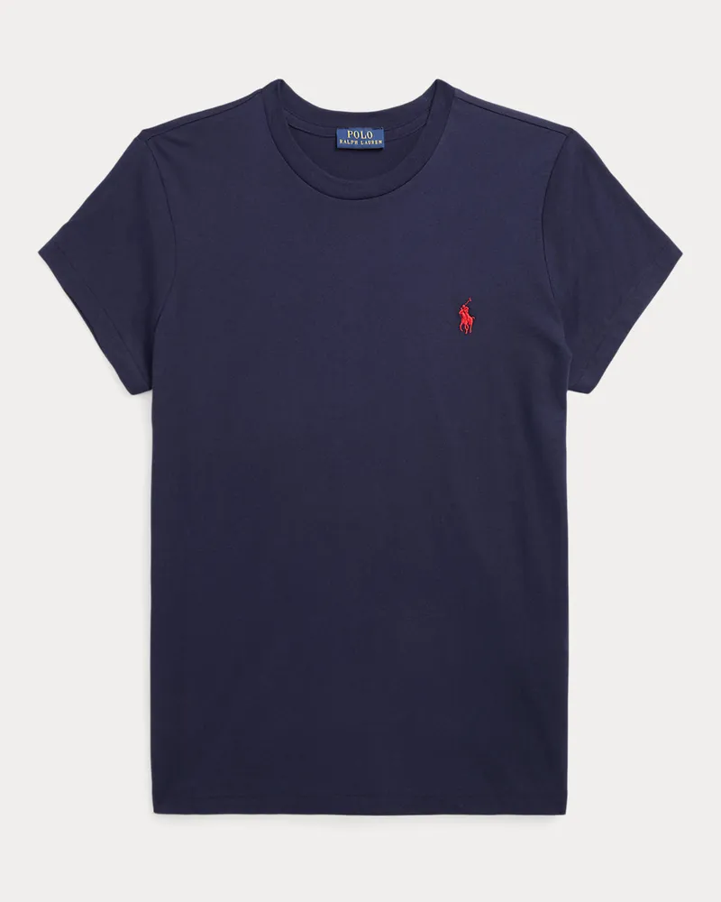 Ralph Lauren Rundhals-T-Shirt aus Baumwolljersey Multi