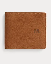 Ralph Lauren Brieftasche aus Rauwildleder Brown