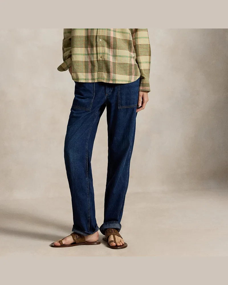 Ralph Lauren Hose Ricky aus Denim Blue