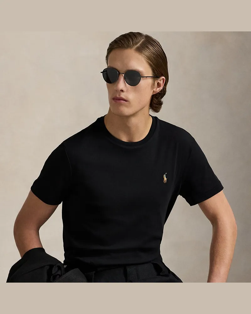 Ralph Lauren Weiches Custom-Slim-Fit T-Shirt Black