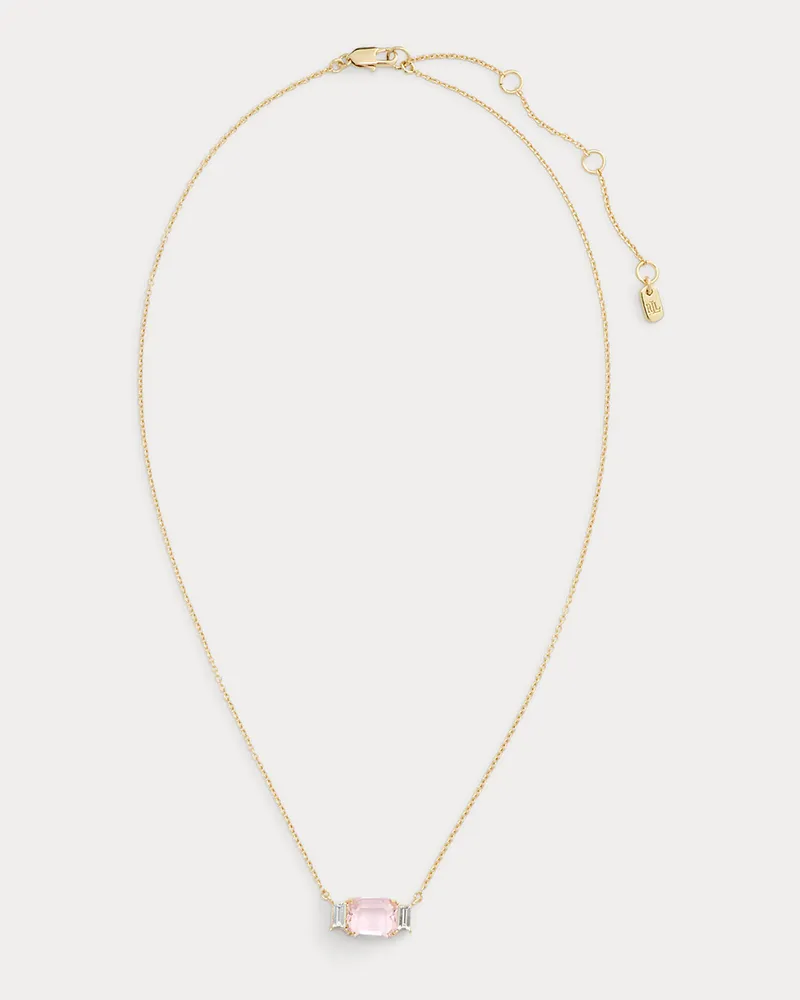 Ralph Lauren Vergoldete Halskette mit Anhänger Gold