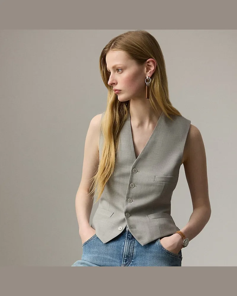 Ralph Lauren Weste Jaiden aus Wolle Grey