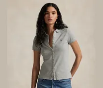 Poloshirt mit Knopfleiste