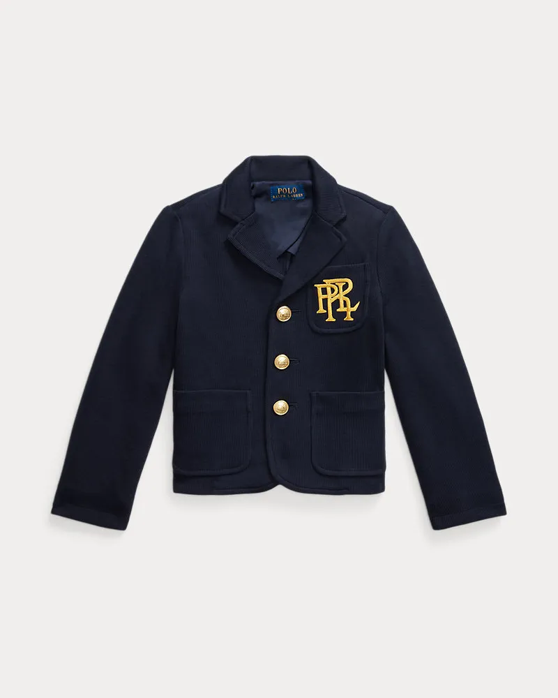 Ralph Lauren Doppellagiger Blazer mit Logo Blue