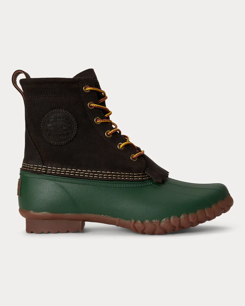 Ralph Lauren Duck Boot Harvey aus Wildleder Brown