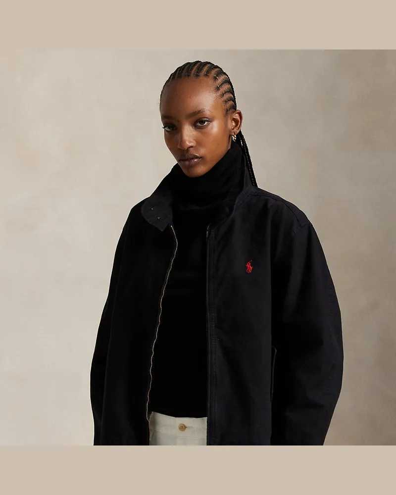 Ralph Lauren Jacke aus Baumwollsegeltuch Black