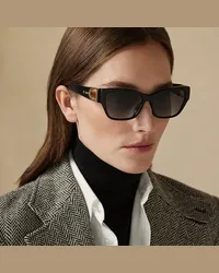 Ralph Lauren Sonnenbrille Grace in Schmetterlingsform Black