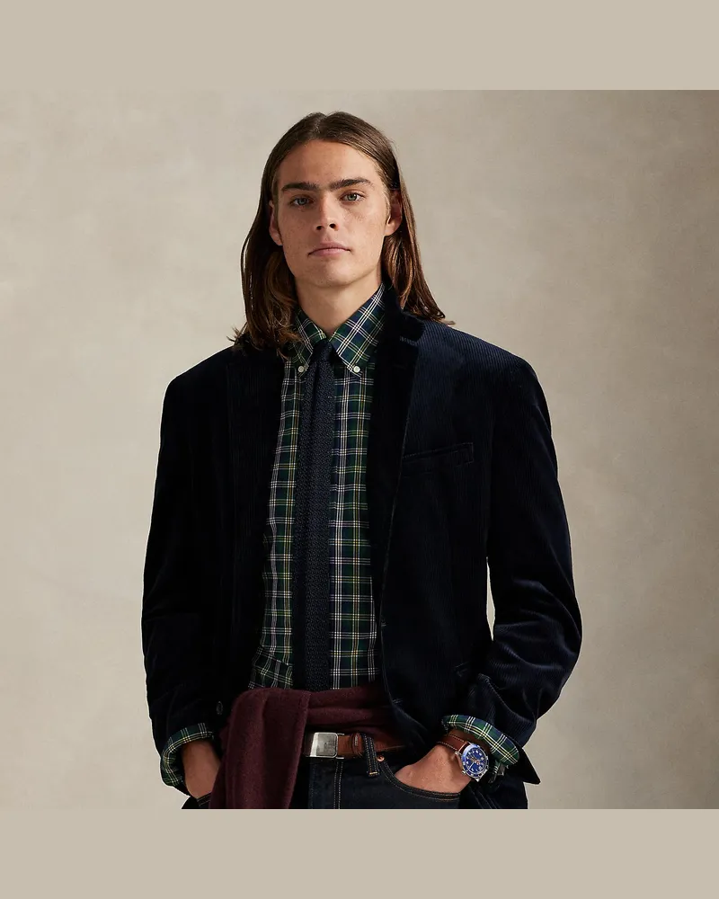 Ralph Lauren Kariertes Custom-Fit Popelinehemd Multi