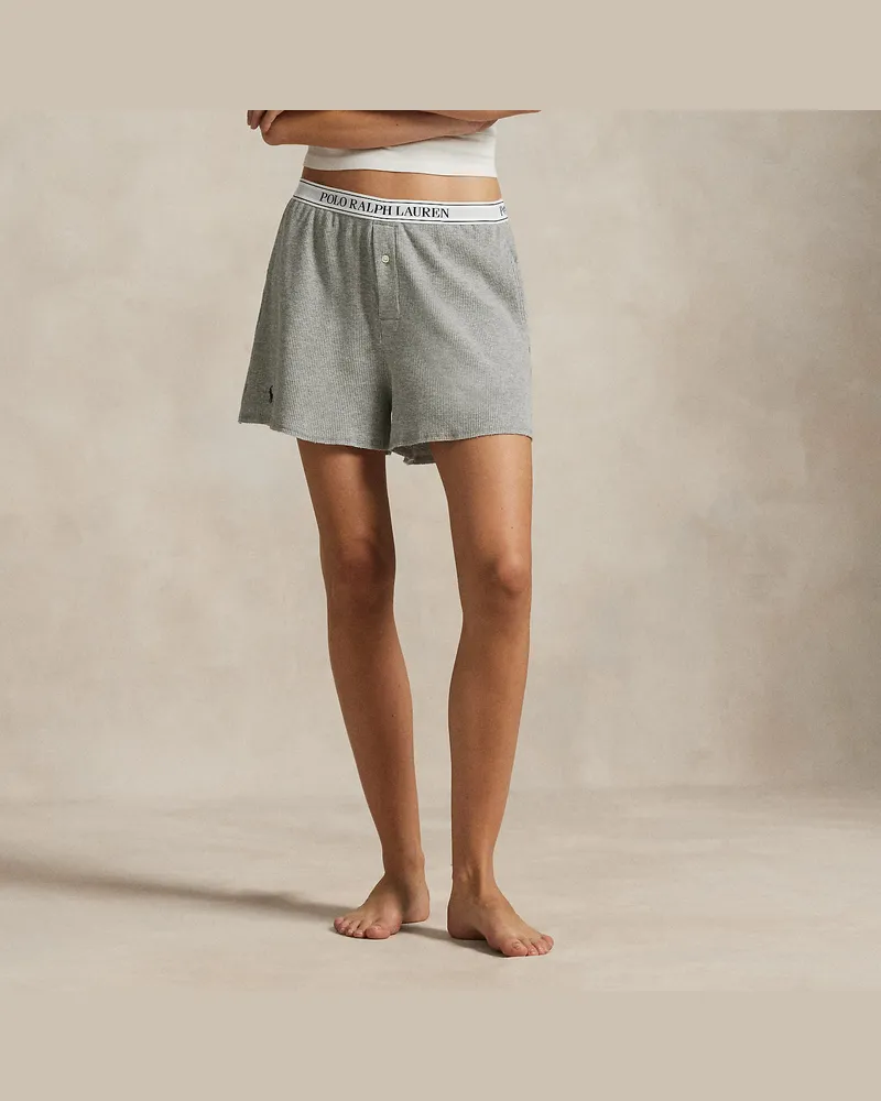 Ralph Lauren Boxershorts aus Waffelpiqué Grey