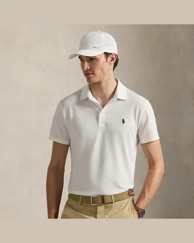 Ralph Lauren Tailored-Fit Performance-Poloshirt White