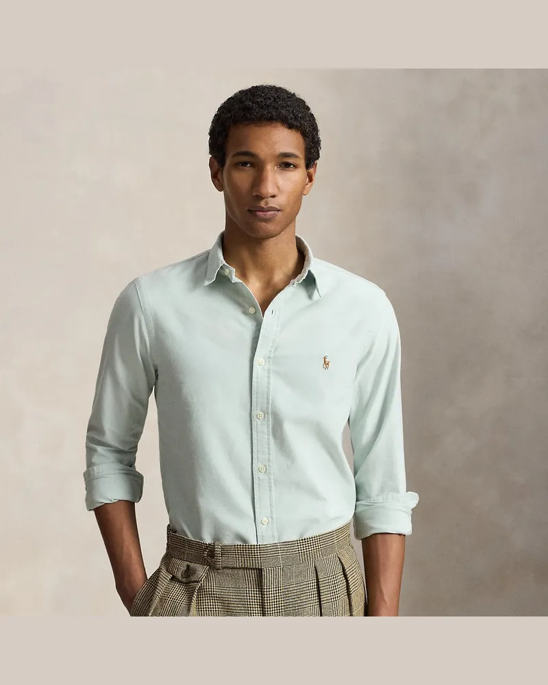 Ralph Lauren Slim-Fit Oxfordhemd Green