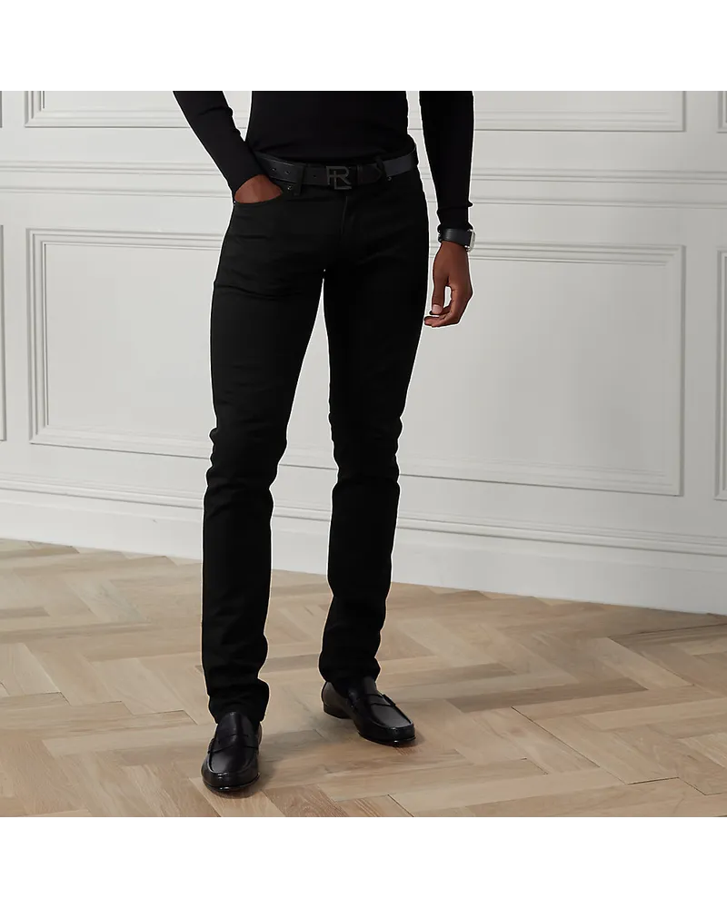 Ralph Lauren Slim-Fit Stretchjeans Black