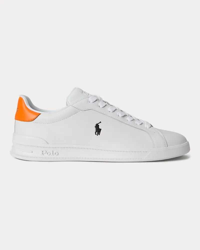 Ralph Lauren Leder-Sneaker Heritage Court II White