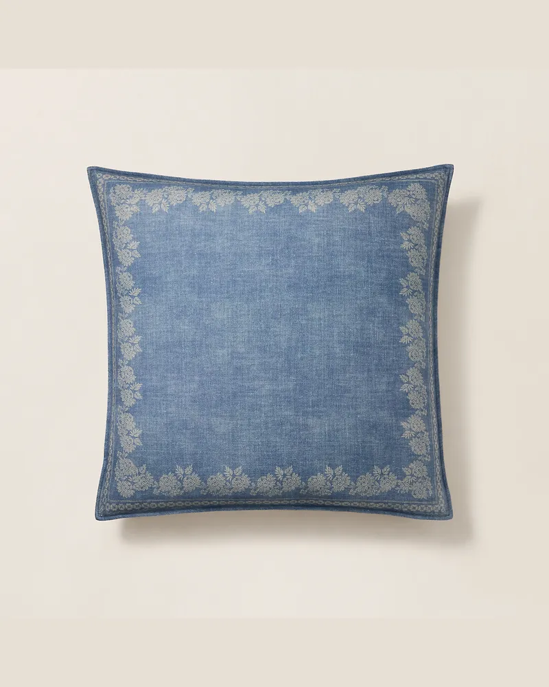Ralph Lauren Home Quadratischer Kissenbezug Illana Blue