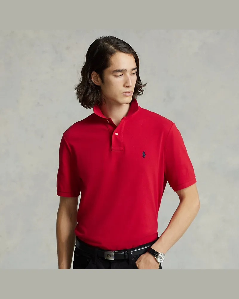 Ralph Lauren Slim-Fit Poloshirt aus Piqué Red