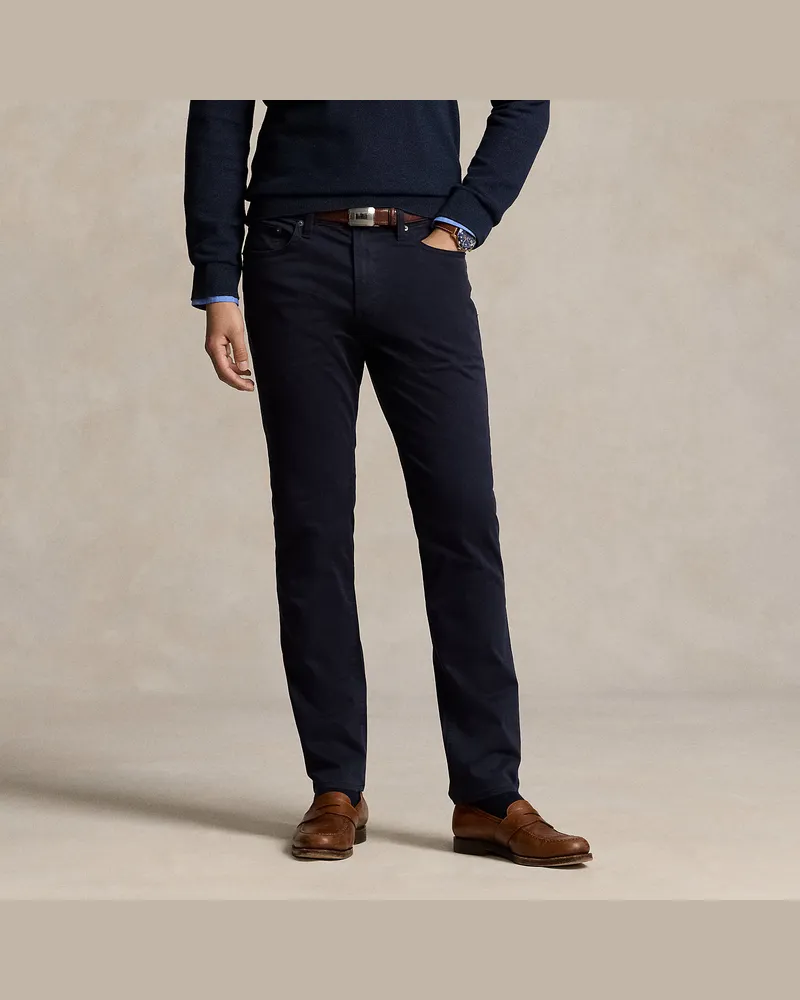 Ralph Lauren Slim-Straight Stretch-Atlashose Varick Blue