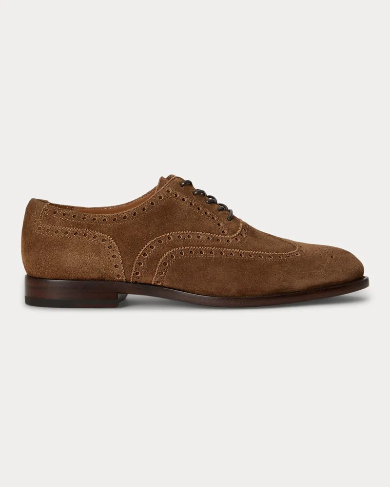 Ralph Lauren Fullbrogue Owen aus Wildleder Brown